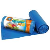 Worki na śmieci SUPER MOCNE LDPE 60 l 10 szt. niebieskie