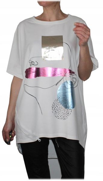 MEGI BLUZKA PRINT ZAMEK S/M zdjęcie 4