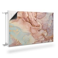 Mata MAGNETYCZNA Na Kaloryfer Kolorowy Marmur Abstrakcja 100cm x 60cm