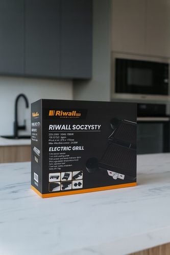 Grill elektryczny opiekacz Riwall Soczysty panini 1800W na Arena.pl