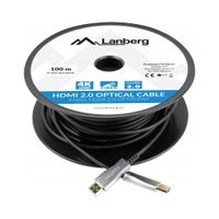 Kabel HDMI Lanberg M/M v2.0 100m czarny optyczny AOC