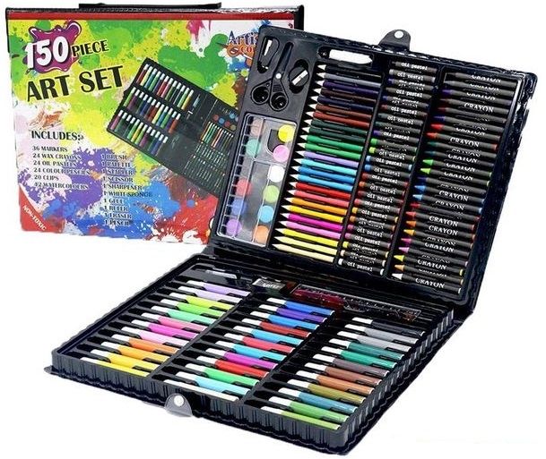Artystyczny zestaw w walizce 150 elementów zdjęcie 2