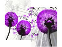 80CM 70CM 2 ELEME OBRAZ RAMA DMUCHAWCE FIOLECIE DRUK ŚCIENNY PŁÓTNO