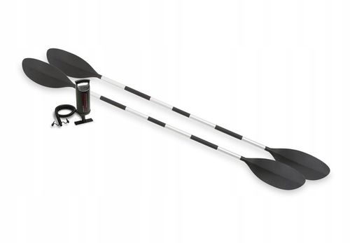 KAJAK EXPLORER +WIOSŁA+POMPKA INTEX | PEŁNY ZESTAW na Arena.pl