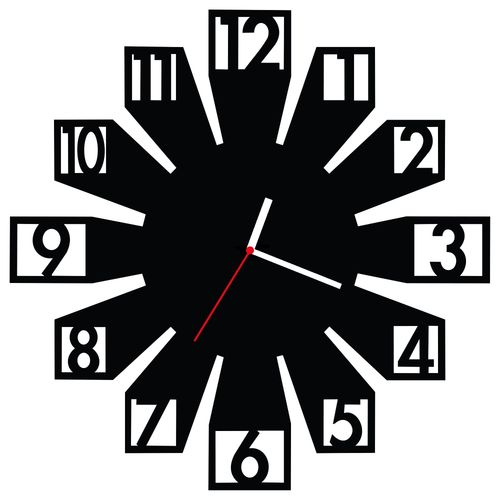 ZEGAR ŚCIENNY CYFRY 38cm M 101.10 na Arena.pl