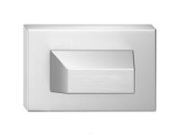 SZYLD DOLNY PROSTOKĄTNY RT CHROM MATT - BLOKADA WC