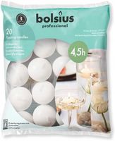 BIAŁA Świeca pływająca bezzapachowa ŚWIECZKI PŁYWAJĄCE PARAFINOWE 20szt.