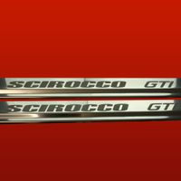 Listwa progowa VOLKSWAGEN SCIROCCO MK2 GTI Stal nierdzewna 304 połysk 2szt