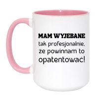 Duży Biało-Różowy 450 ml