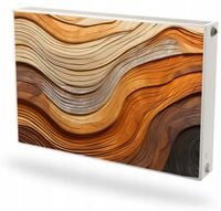 Mata magnetyczna ozdobna na grzejnik kaloryfer na wymiar DREWNIANE FALE