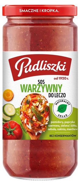 Pudliszki Sos warzywny do leczo 480 g zdjęcie 1