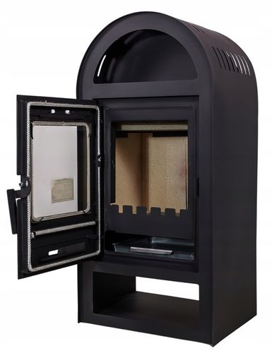 POLSKI PIEC - KOZA KOMINEK NEGRO WOLNOSTOJĄCY STALOWY 7,5 kW ATEST+ CZUJNIK na Arena.pl