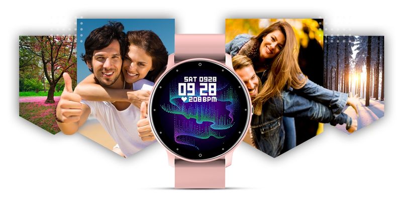 smartwatch giewont różowy gw120-1 zdjęcie 10