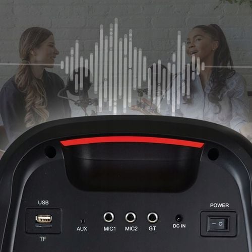 Głośnik Bluetooth Karaoke Manta 2x8' Manta ATTIS mikrofon SPK0802B120 na Arena.pl