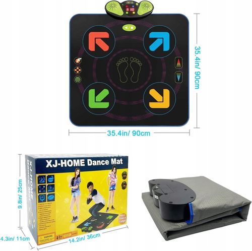 MATA MUZYCZNA TAŃCZENIA PIANINKO GRA TANECZNA MATA DO TAŃCA DLA DZIECI na Arena.pl