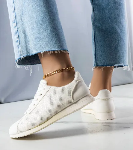 Białe ażurowe sneakersy Braelyn 40 na Arena.pl