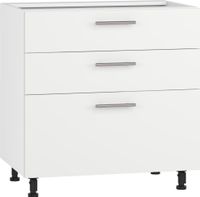 BELLA D3S-80/82 SZAFKA DOLNA Z SZUFLADAMI, MECH HETTICH FRONT: BIAŁY MAT