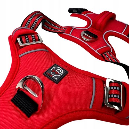 MOCNE SZELKI GUARD dla psa ALASKA odblask red M na Arena.pl