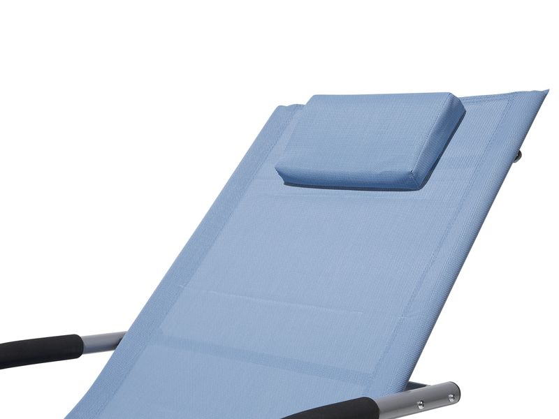 Leżak ogrodowy niebieski CARANO zdjęcie 7