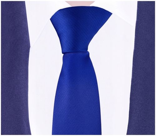 ŻAKARDOWY Krawat Męski w Prążki CHABROWY RC42 na Arena.pl