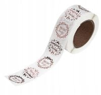 NAKLEJKI NA ROLCE 2,5 CM CHRISTMAS ROSE GOLD 500 SZT DPNK-276 DP CRAFT