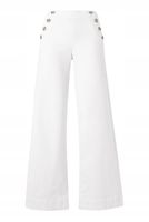 Vero moda VMSEJLA HR BUTTON WIDE DNM JEANS BIAŁY 29/32