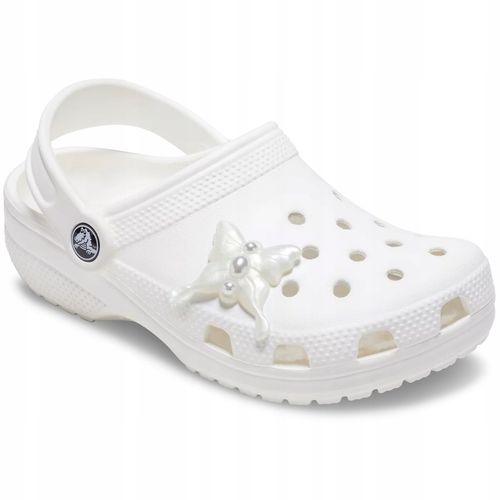 Crocs Przypinka Ozdoba Charms Jibbitz Do Butów Meta Jelly White Butterfly na Arena.pl