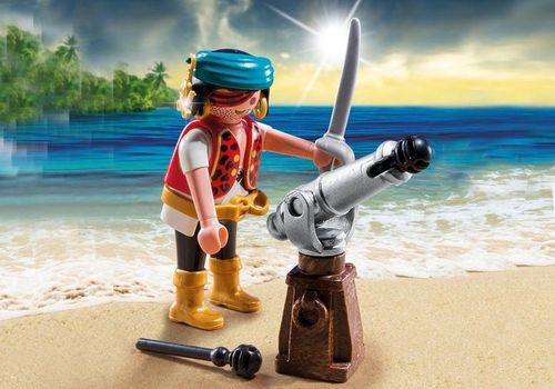 Playmobil Pirat z armatą na Arena.pl