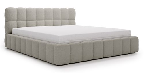 Łóżko tapicerowane Aura 140x200 szare na Arena.pl
