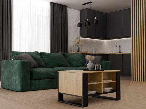 Stolik Modern 4P DĄB ARTISAN CZARNY na Arena.pl