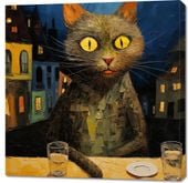 Obraz 90x90cm Nocny Obserwator