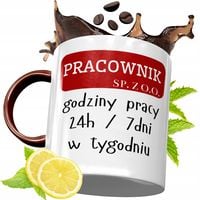 Kubek Bordowy Dla Pracownika Na Urodziny Prezent Z Nadrukiem Ze Zdjęciem