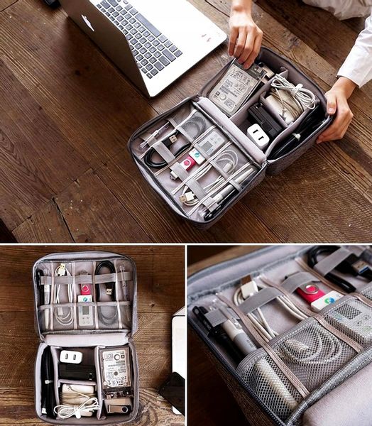 Organizer Na Kable Ładowarki Podróżna Torba Etui zdjęcie 9