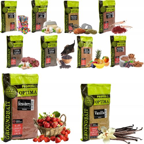 Zanęta Wędkarska PROFESS OPTIMA MIX SMAKÓW 10x 1kg na Arena.pl