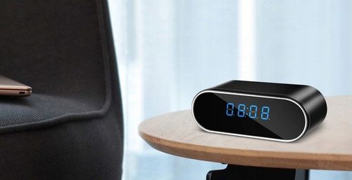 MINI KAMERA SZPIEGOWSKA UKRYTA BUDZIK ZEGAR WIFI FULL HD PODGLĄD NA na Arena.pl