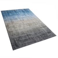 Dywan wiskozowy 140 x 200 cm niebiesko-szary ERCIS