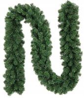 GIRLANDA CHOINKOWA ŚWIĄTECZNA ŁAŃCUCH SZTUCZNA GĘSTA PIĘKNA 3m