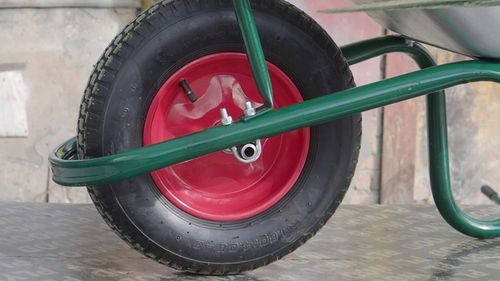 KOŁO KÓŁKO TACZKI TACZEK WÓZKA 400-8 6PR POMPOWANE Z OSIĄ OPONA MOCNE na Arena.pl