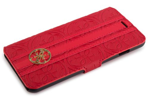 GUESS BOOK CASE HERITAGE Apple iPhone 6/6S Plus - RED na Arena.pl