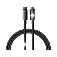 Kabel USB-C do USB-C Baseus Tungsten Gold 240W 1m (czarny)