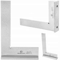 KĄTOWNIK ŚLUSARSKI ZE STOPKĄ 90° STALOWY 100 X 70 MM