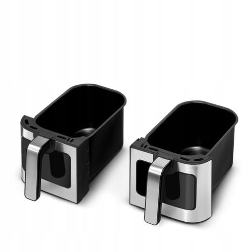 FRYTKOWNICA BEZTŁUSZCZOWA DWUKOMOROWA PODWÓJNA 9 PROGRAMÓW LED 9L na Arena.pl