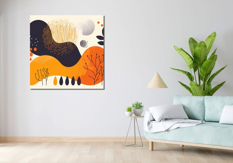 Obraz 100x100cm Jesienne Motywacje zdjęcie 2