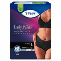Majtki chłonne Tena Lady Pants Noir czarne L 8 szt