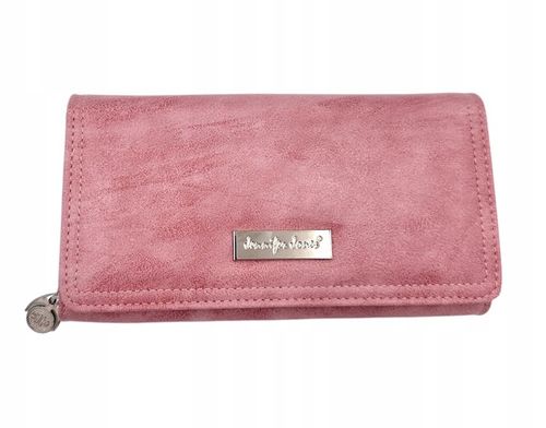 PORTFEL DAMSKI DUŻY SKÓRZANY PREZENT RÓŻOWY JENNIFER JONES MEDIUM na Arena.pl