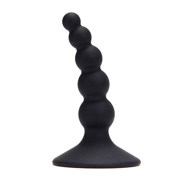 Plug-Plug Anale Domino Ass Punisher Silicone Black zdjęcie 2