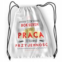 Plecak Dla Boksera Sportowy Szkolny Worek Torba Z Nadrukiem Ze Zdjęciem