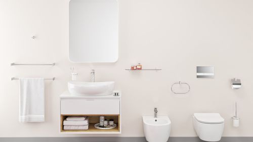 Kobo wieszak na ręcznik pojedynczy 60 cm , chrom na Arena.pl