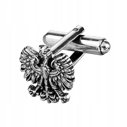 Srebrne spinki do mankietów Orzeł Polski SMI-001 na Arena.pl