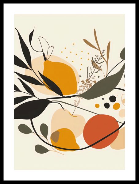 Plakat 67,5x95cm Botaniczny Wir zdjęcie 3
